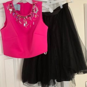 David Bridal’s 2 Piece Chic Cocktail Dress